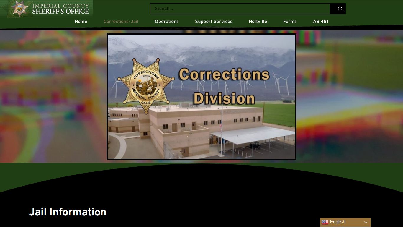 Corrections-Jail – Sheriff Coroner